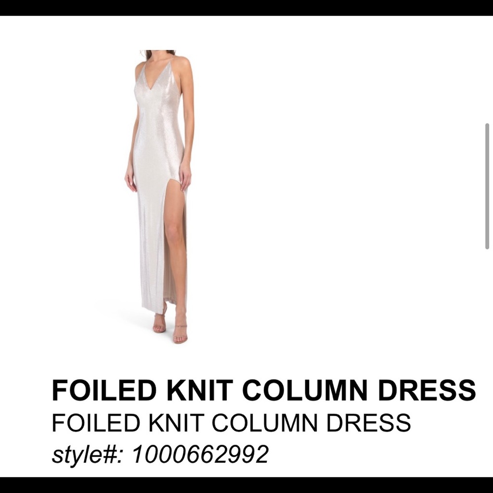 Champagne formal dress